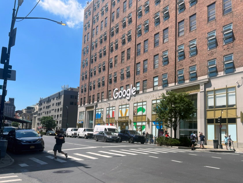 Photo of Google office building in Manhattan